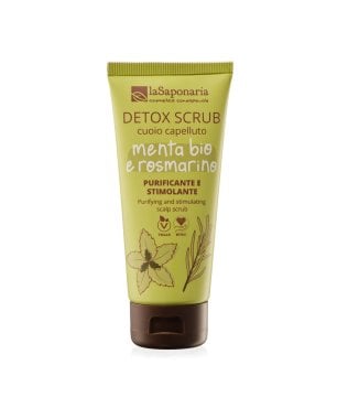 Scrub cuoio capelluto Detox - Menta bio e rosmarino
 FORMATO-100 ml