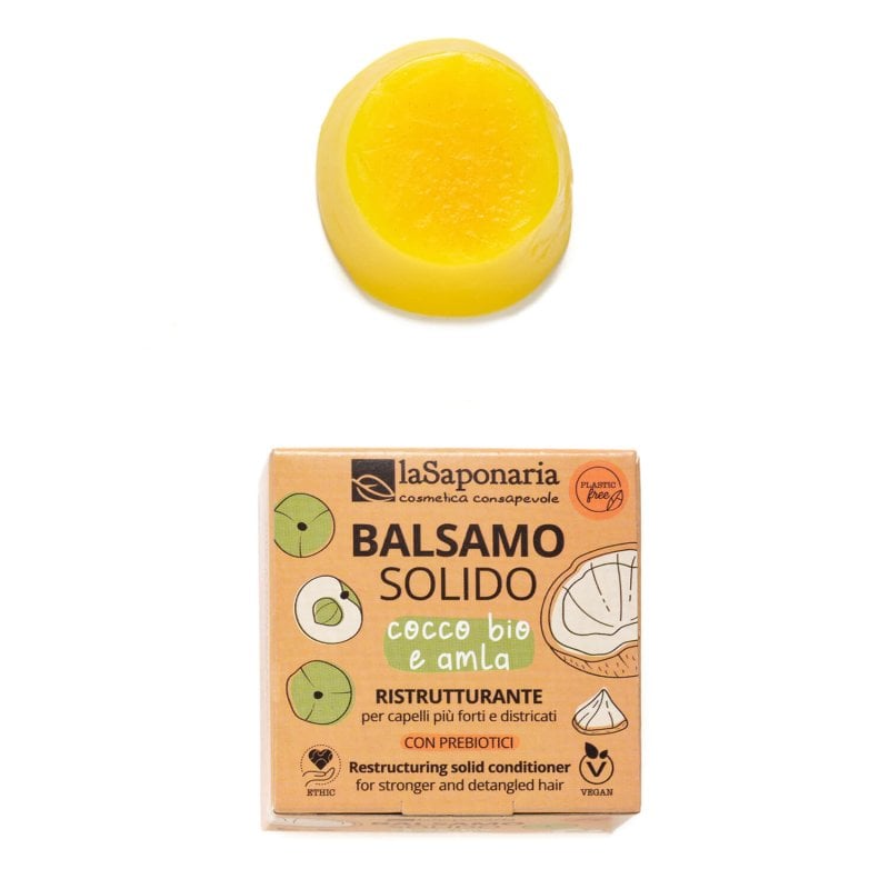 Balsamo solido bio Forza - ristrutturante e nutriente